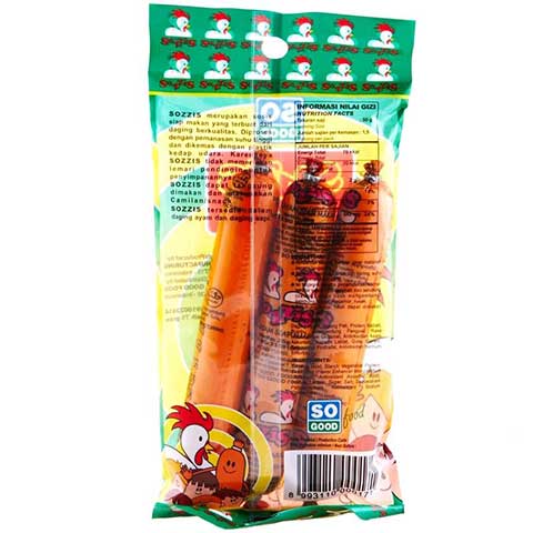 SOZZIS SOSIS AYAM SIAP MKN 75gr